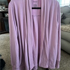 Womens Size Large Tek Gear Cardigan NWOT Purple